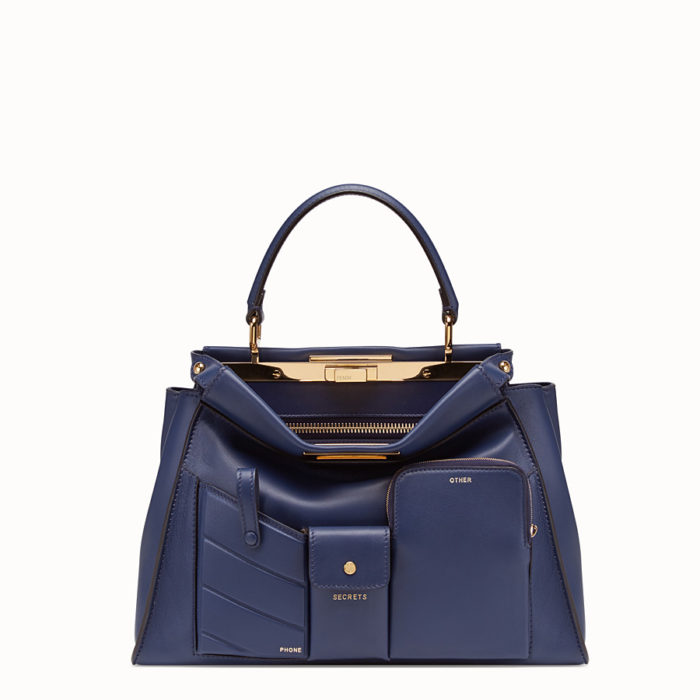 Fendi-PEEKABOO REGULAR POCKET-AZUL