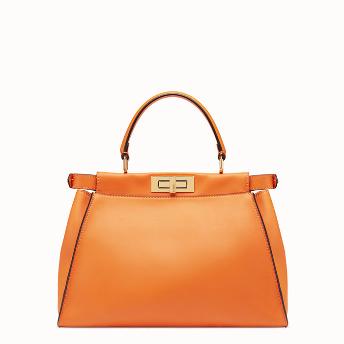 Fendi-PEEKABOO REGULAR POCKET-naranja