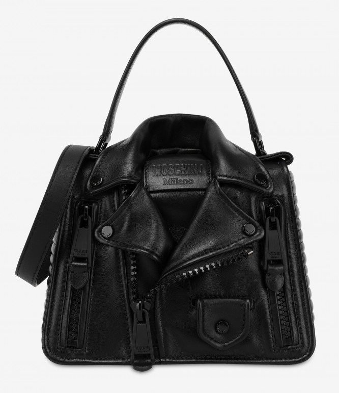BOLSO BIKER MOSCHINO NEGRO