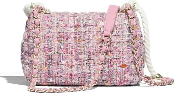 Sac-à Rabat-con-perlas-de-Chanel-rosa-parte-trasera