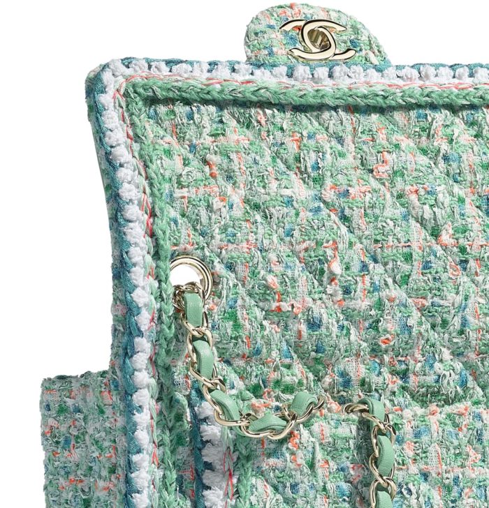min-bolso-tweed-chanel-verde-detalles