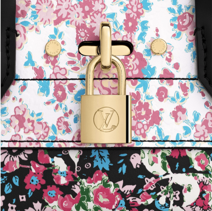BOLSO-LOUIS-VUITTON-CITY STEAMER-MINI-MOTIVOS-FLORALES-DETALLES