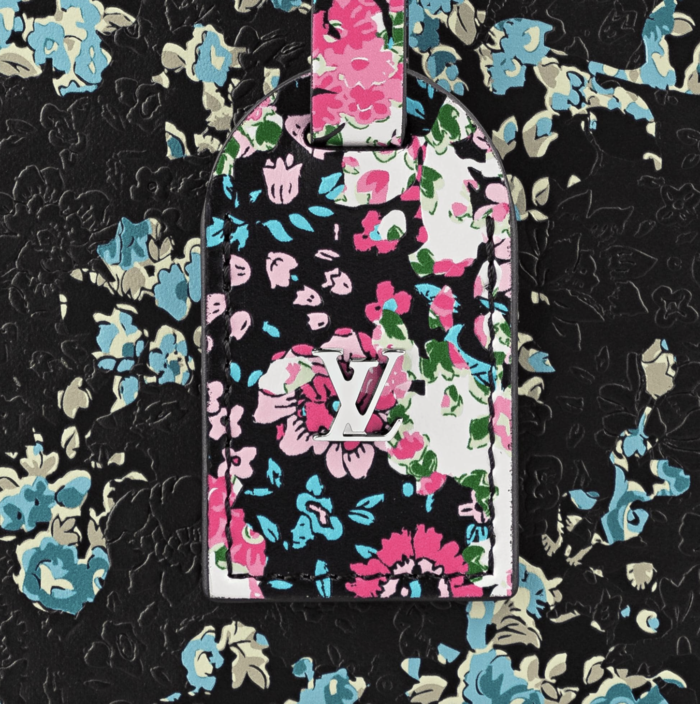 BOLSO-LOUIS-VUITTON-PETITE BOITE-CHAPEAU-MOTIVOS-FLORALES-DETALLES