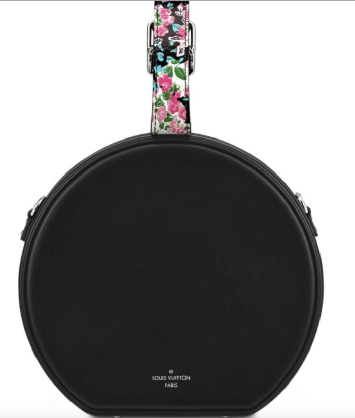 BOLSO-LOUIS-VUITTON-PETITE BOITE-CHAPEAU-MOTIVOS-FLORALES-PARTE-TRASERA