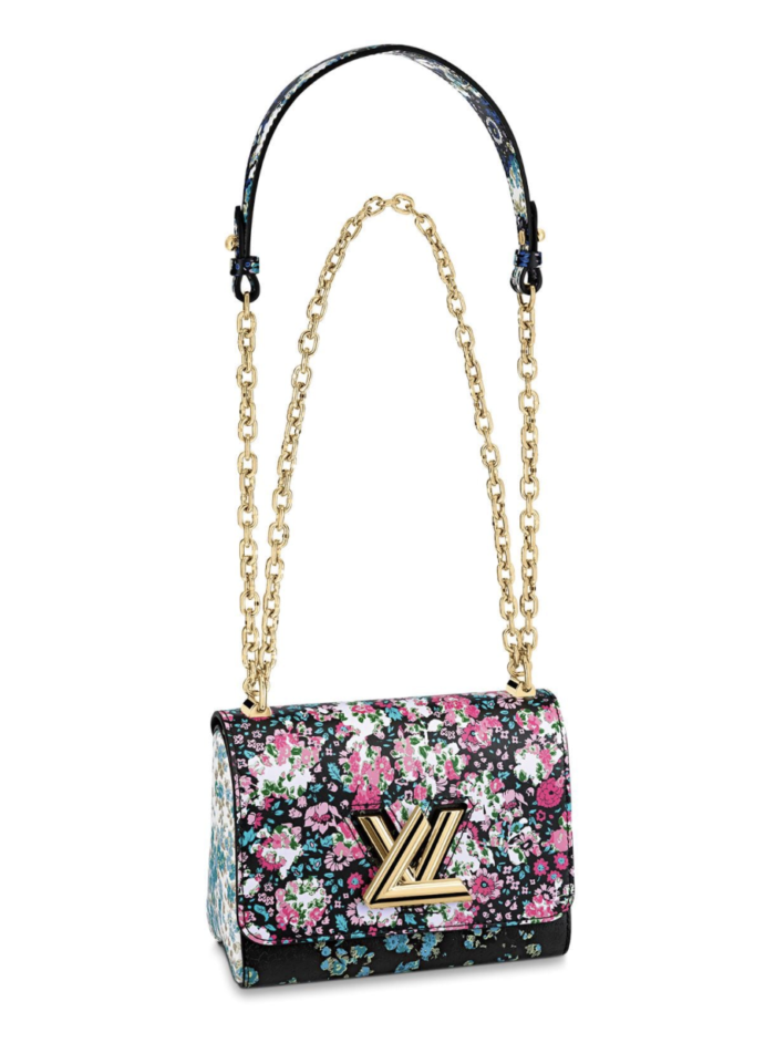 Bolso-Louis-Vuitton-Twist-PM-con-estampado floral