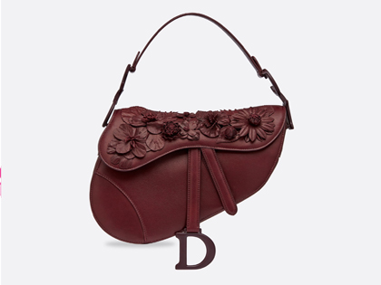 Bolsos Dior bordados con flores