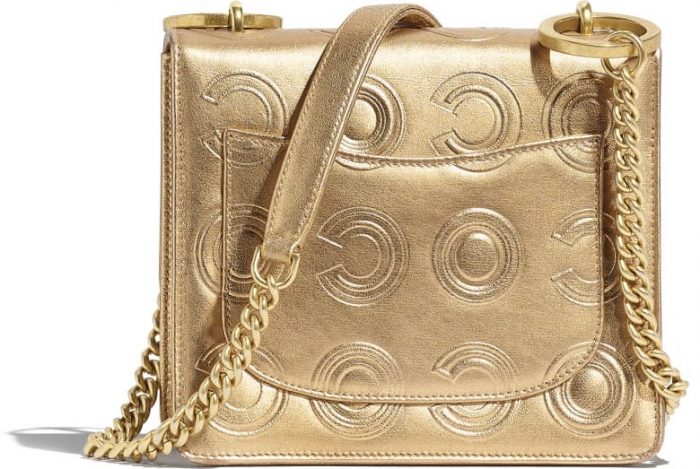 Chanel-bolso-dorado-metalizado-CC