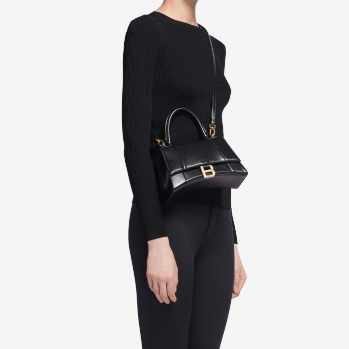 Bolso-Hourglass-Balenciaga-negro