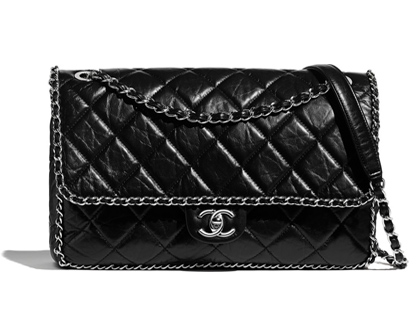 Bolso clásico Chanel piel envejecida