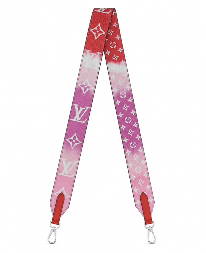 BANDOLERA LV ESCALE ROSA CON ROJO