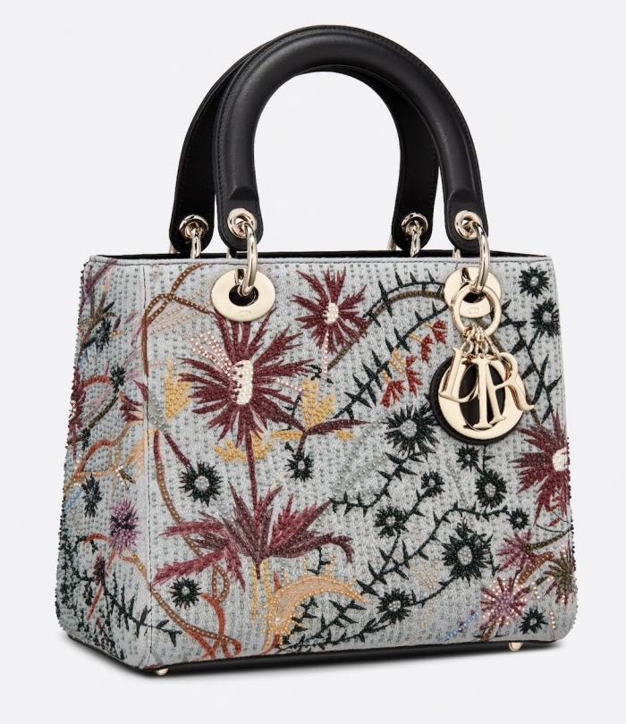 BOLSO LADY DIOR JARDIN DE MINUIT