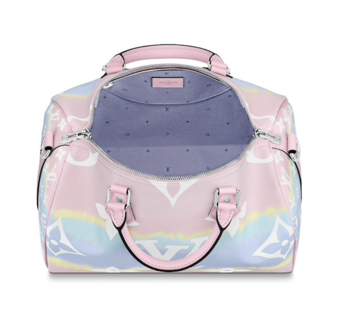BOLSO-SPEEDY-LOUIS-VUITTON-COLECCIÓN-LV-ESCALE-COLOR-PASTEL-INTERIOR