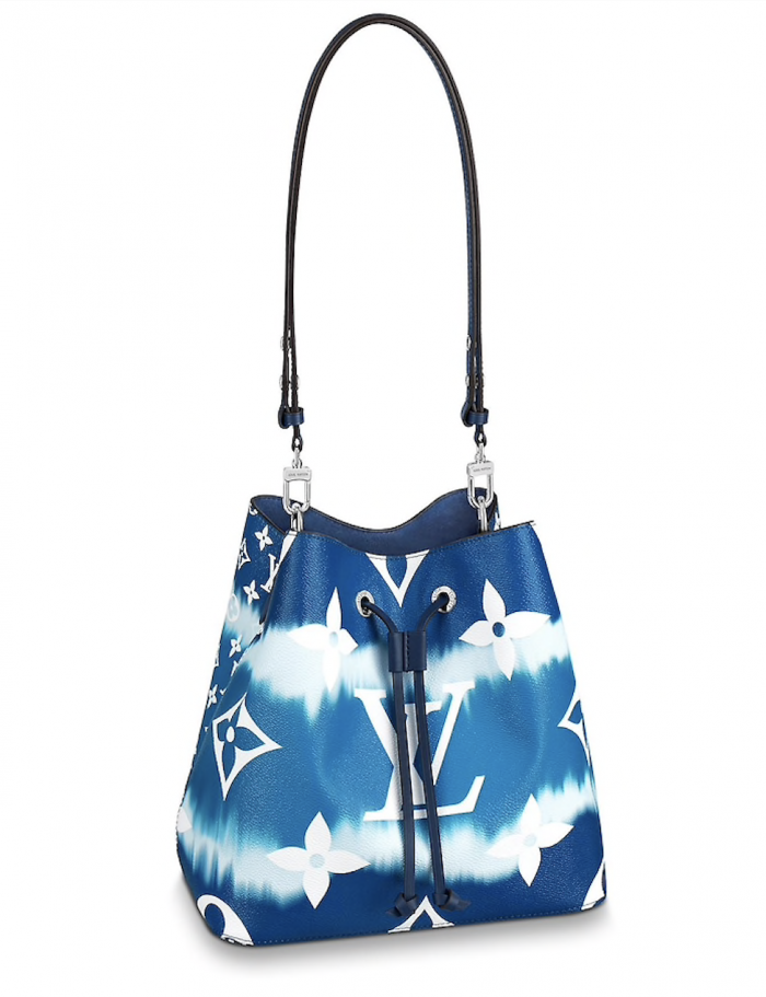 Bombonera-noénoé-Louis-Vuitton-azul-colección-LV-escale