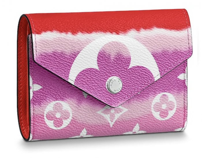 CARTERA VICTORINE LV ESCALE ROJO Y ROSA