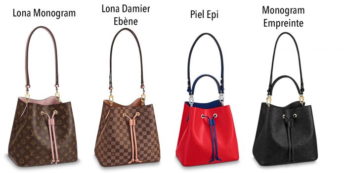 bolso Louis Vuitton Noé materiales