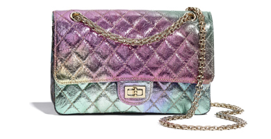 Bolso Chanel 2.55 metalizado