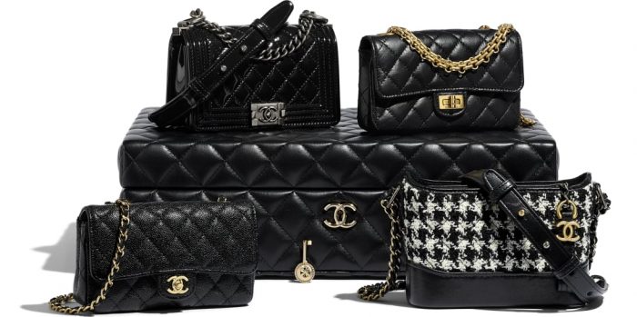 Chanel-set-4-mini-bolsos-negro