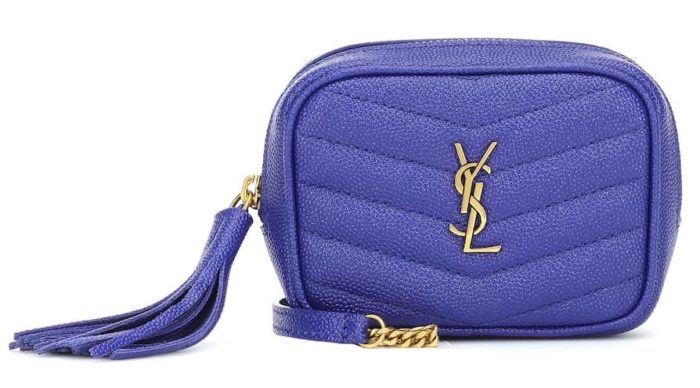 Bolso Lou baby saint laurent morado