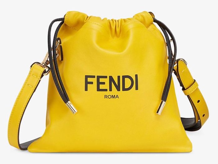 CARTERA PEQUEÑA FENDI PACK AMARILLA