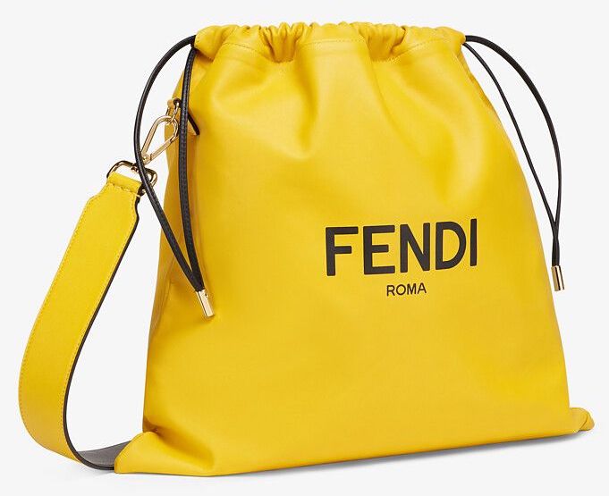 Cartera Fendi Pack mediana amarilla
