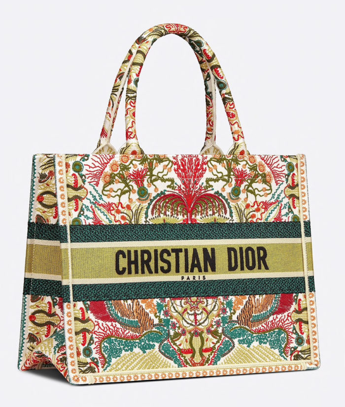 Dior Book Tote bordado Dior In Heart Lights multicolor