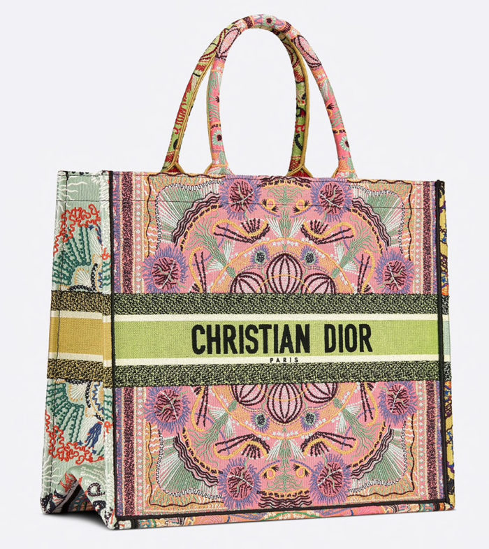 Dior Book Tote bordado Lights multicolor