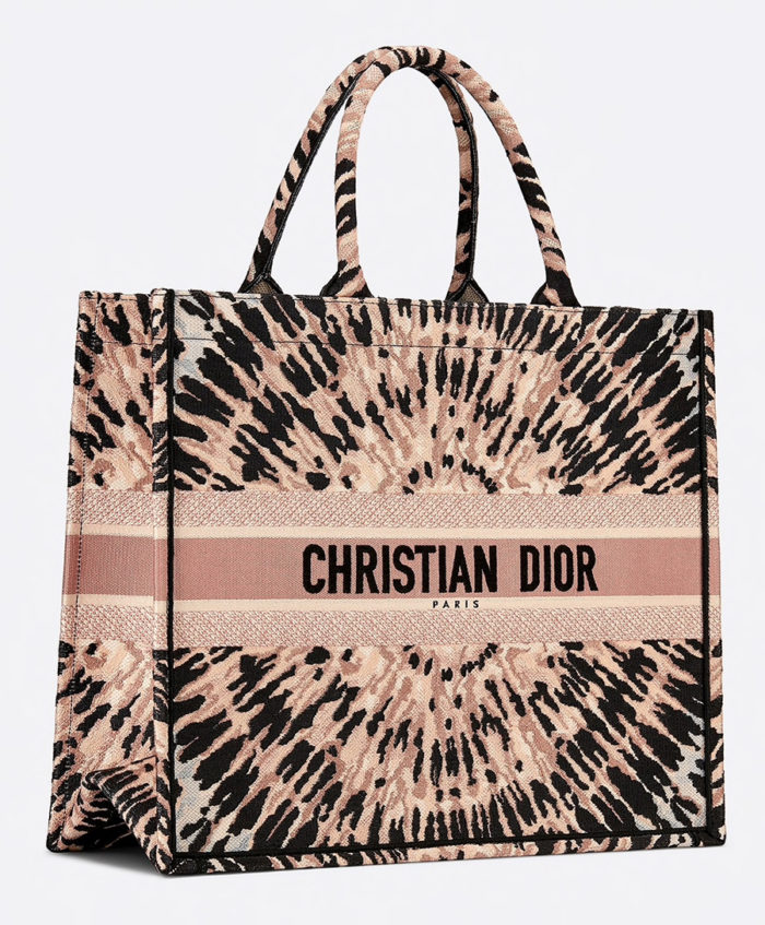 Dior Book Tote con bordado Tie & Dior multicolor