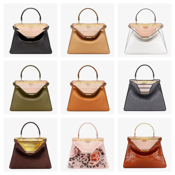 Fendi peekaboo materiales y colores