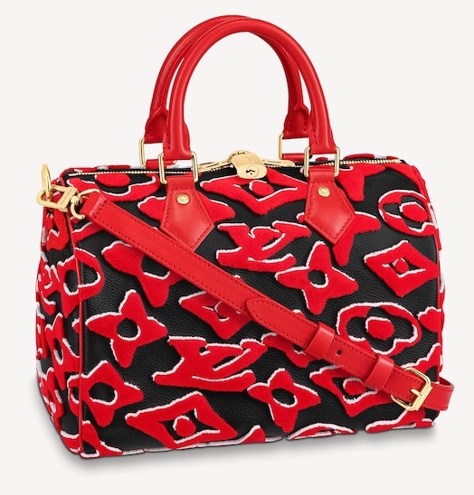 louis-vuitton-bolso-lvxuf-speedy-25-rojo-blanco