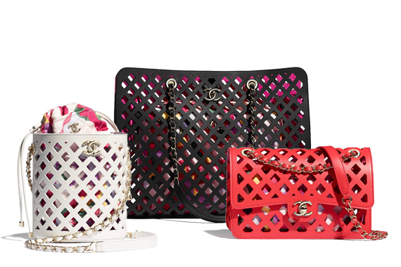 Bolsos Chanel con perforaciones