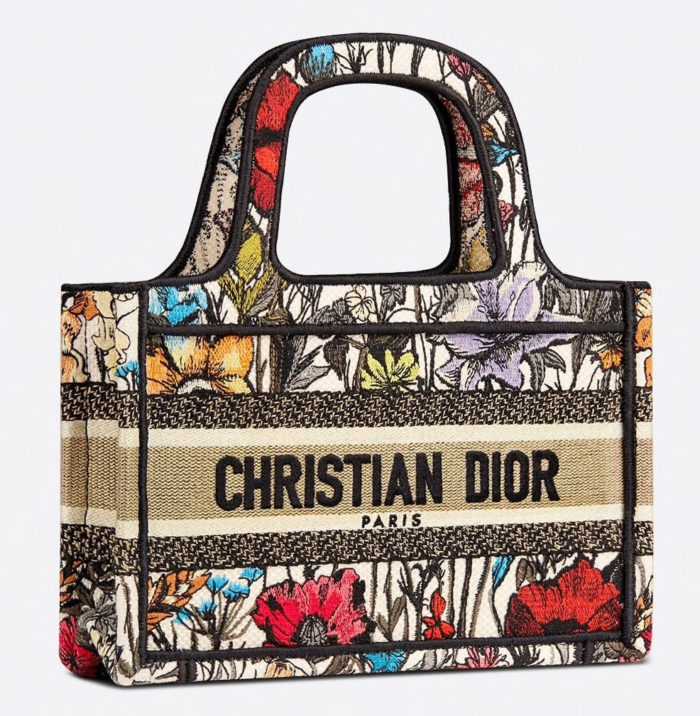 Dior Book Tote mini Mille Fleurs multicolor
