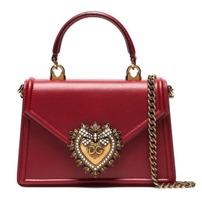 Dolce & Gabbana Bolso Tote Devotion Rojo