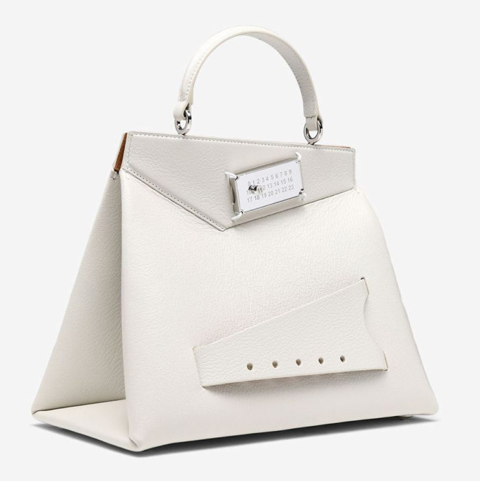 Bolso Snatched de Maison Margiela color marfil