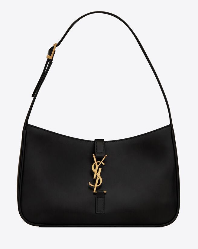 Bolso negro Hobo Le 5 à 7 de Saint Laurent