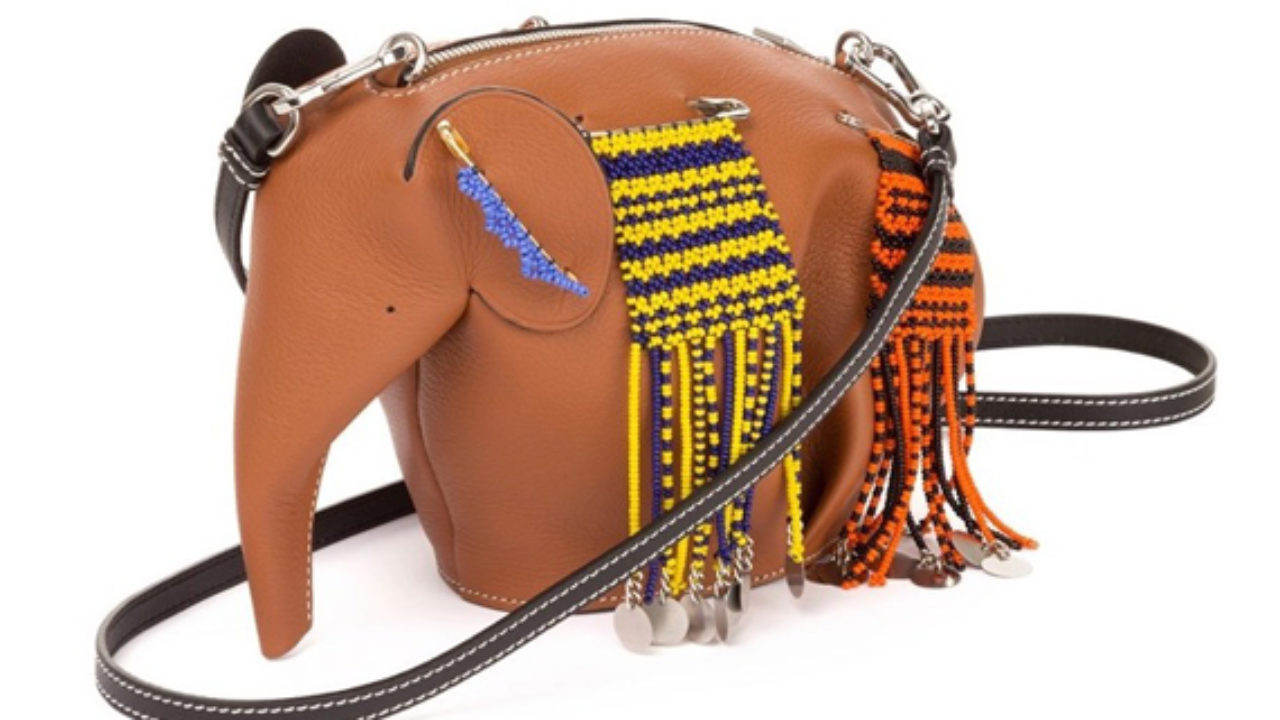 Loewe ayuda a elefantes con su bolso Elephant