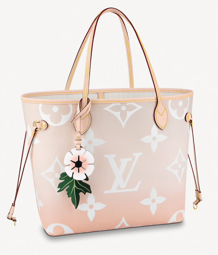 louis-vuitton-bolso-neverfull-mm-colección-summer-by-the-pool-rosa-degradado