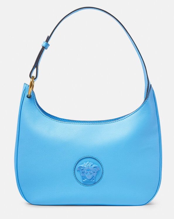 BOLSO VERSACE HOBO LA MEDUSA MEDIANO AZUL