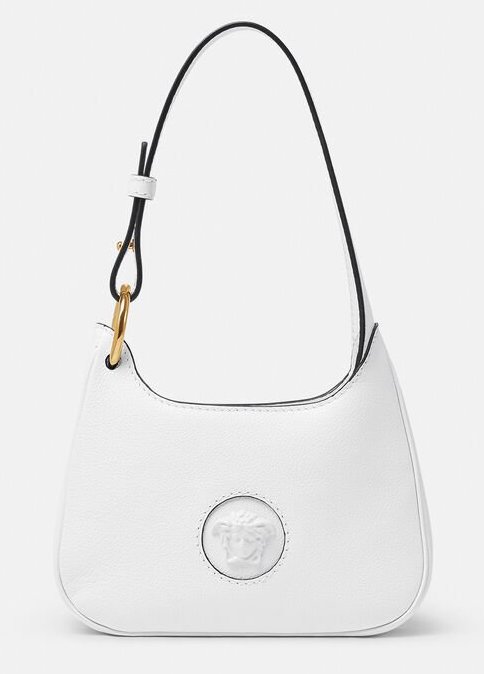 BOLSO VERSACE HOBO PEQUEÑO LA MEDUSA BLANCO