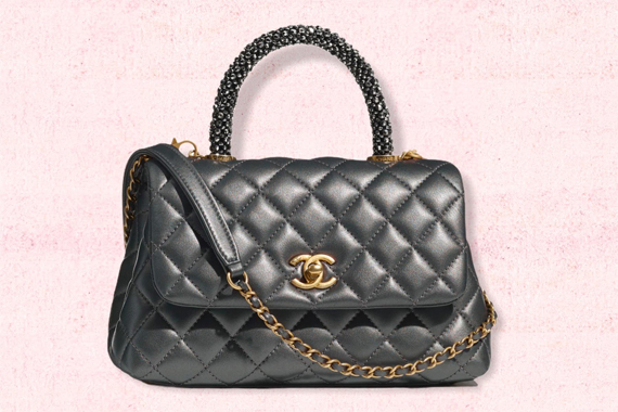 Bolso Chanel Coco Handle con strass otoño 2021