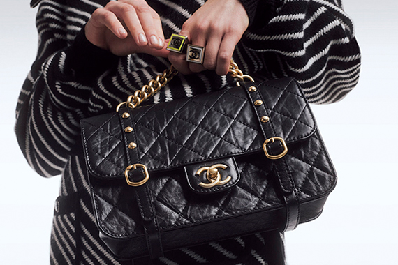 Bolso Chanel en piel envejecida