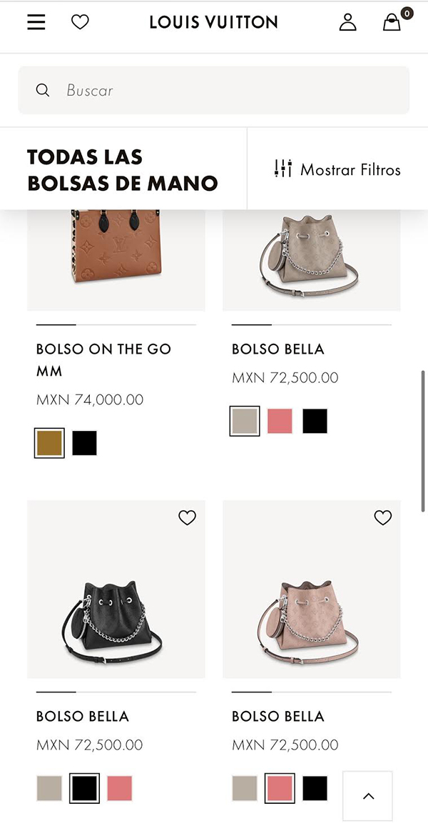 louis vuitton e-commerce
