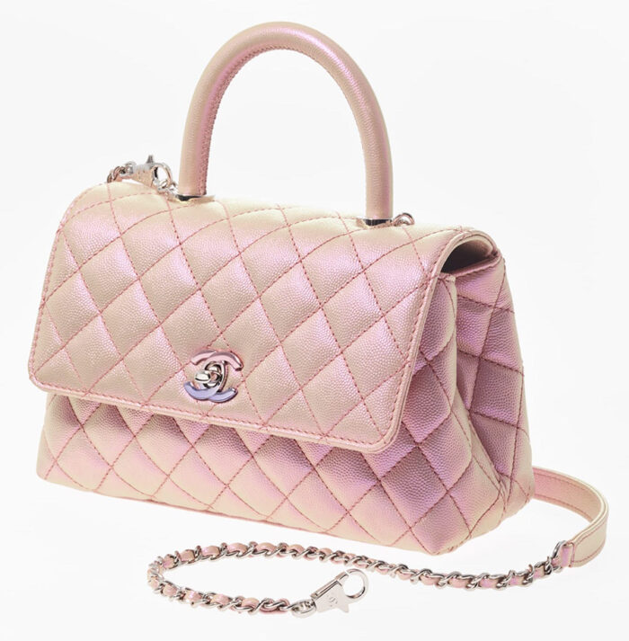 Chanel_Coco_Handle_rosa_degradado_detalles