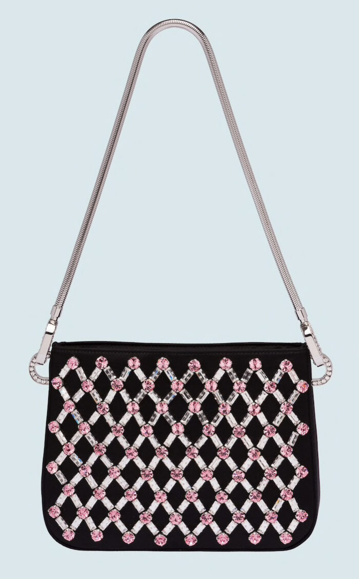 Bolso Miu Sassy con cristales