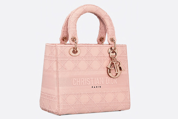Bolso Lady D-Lite Rosa de Dior