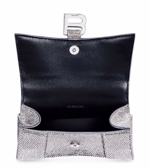 Bolso Balenciaga Hourglass con cristales interior