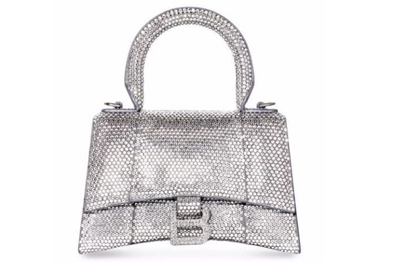 Bolso Balenciaga Hourglass con cristales