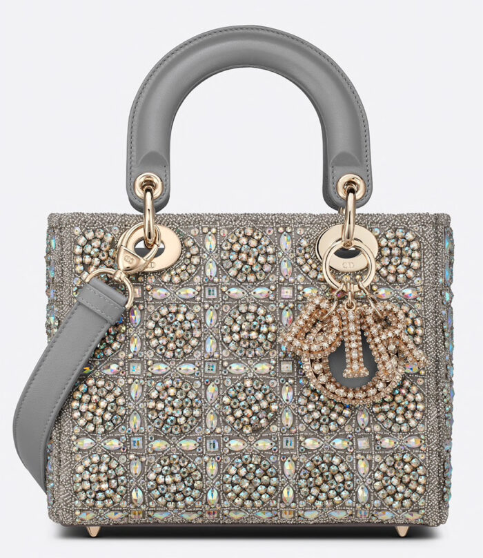 Anticuado Correspondiente Contemporáneo Bolsa Lady Dior bordada con abalorios - Mi Bolso de Lujo