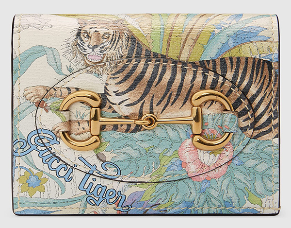 Tarjetero Gucci Tiger Horsebit 1955