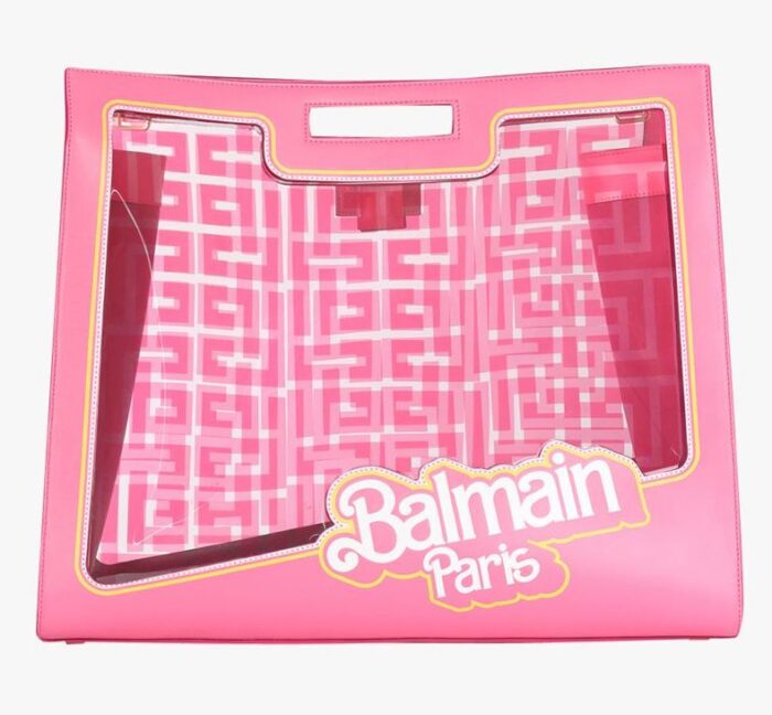 bolso-tote-1945-balmain-x-barbie