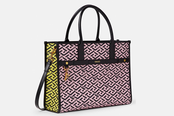 BOLSO TOTE LA GRECA SIGNATURE DE VERSACE